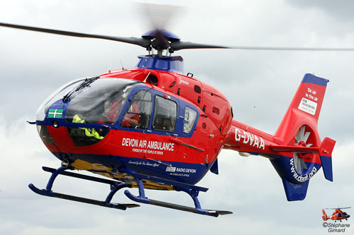 Hélicoptère EC135 DEVON AIR AMBULANCE, UK