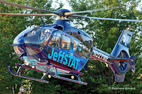 Hélicoptère de secours EC135 N527ME Jeffstat