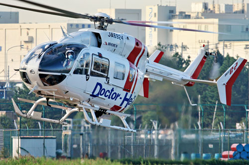 Hélicoptère de secours EC145 JA6910 Doctor Heli