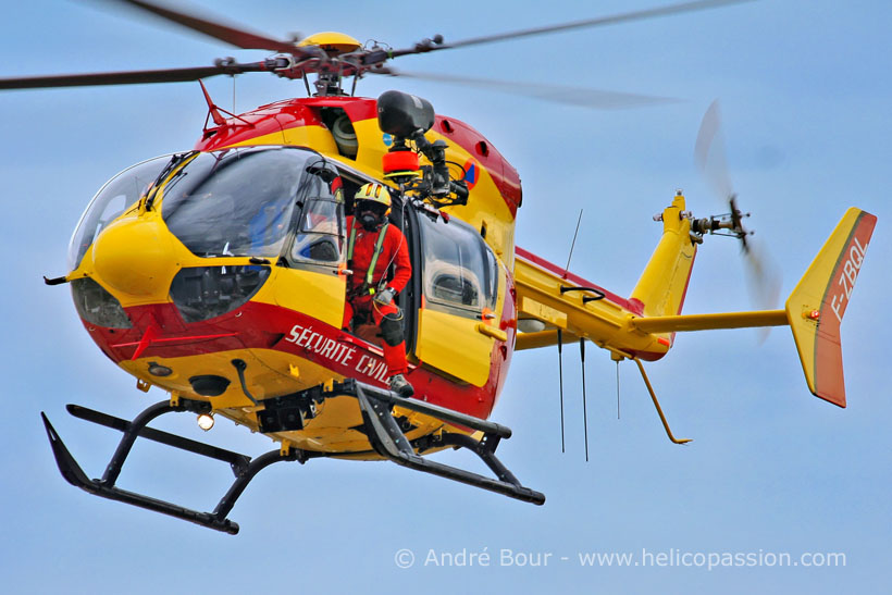 Hélicoptère EC145 Sécurité Civile