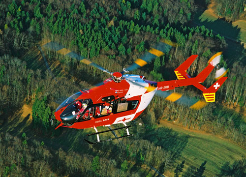 Hélicoptère EC145 REGA Suisse