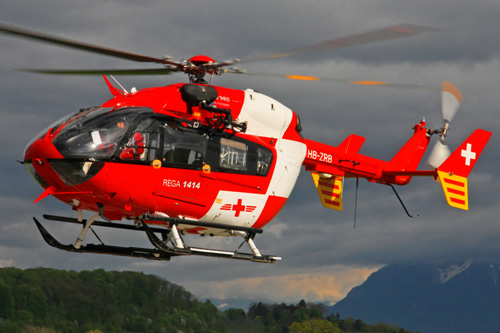 Hélicoptère EC145 REGA Suisse