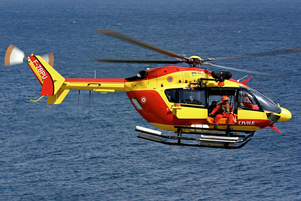 Hélicoptère électrique radiocommandé SRB - EC145 SECURITE CIVILE