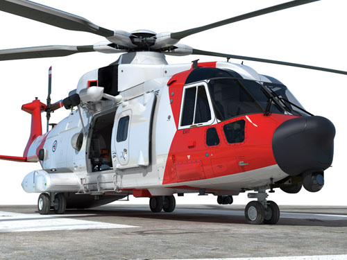 Hélicoptère AW101 SAR Norvège