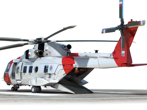 Hélicoptère AW101 SAR Norvège