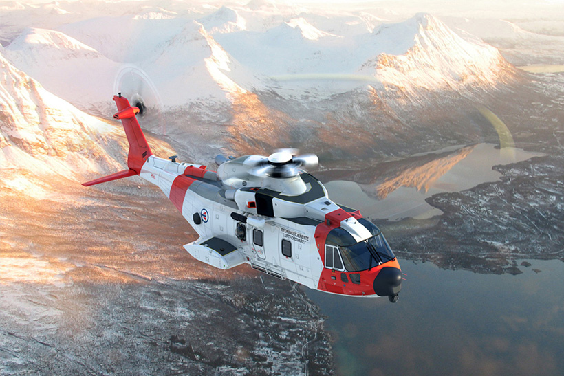 Hélicoptère AW101 SAR Norvège