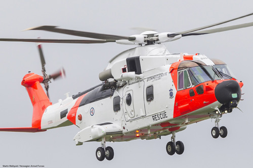 Hélicoptère AW101 SAR Norvège