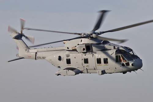 Hélicoptère AW101 Merlin Royal Navy HC4