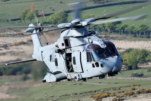 Hélicoptère AW101 Merlin Royal Navy HC4