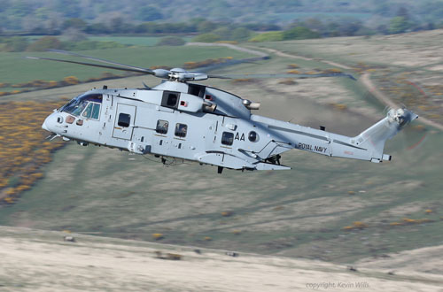 Hélicoptère AW101 Merlin Royal Navy HC4