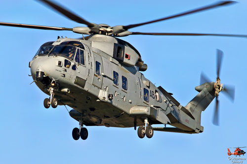 Hélicoptère AW101 Merlin HC4 Royal Navy