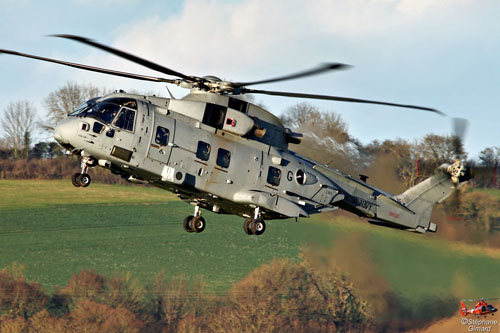 Hélicoptère AW101 Merlin HC4 Royal Navy