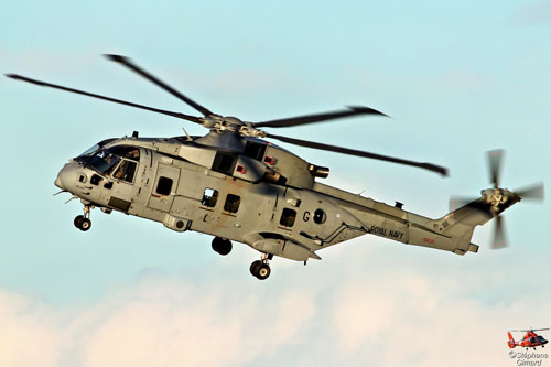 Hélicoptère AW101 Merlin HC4 Royal Navy