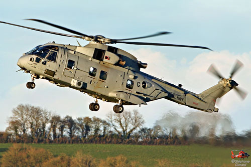 Hélicoptère AW101 Merlin HC4 Royal Navy