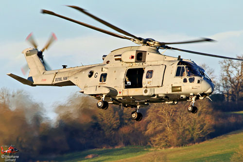 Hélicoptère AW101 Merlin HC4 Royal Navy