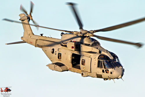 Hélicoptère AW101 Merlin HC4 Royal Navy