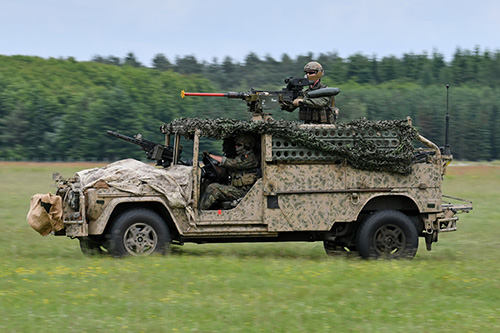 Véhicules militaires des forces spéciales allemandes