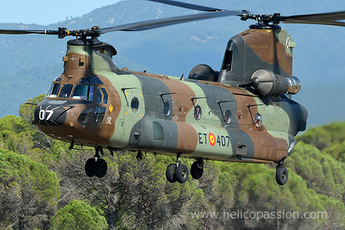 Hélicoptère CH47 Chinook de l'Armée de Terre espagnole