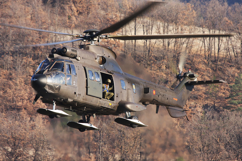 Hélicoptère AS332 SuperPuma Espagne