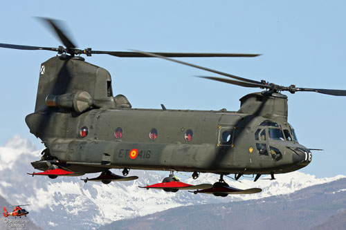 Hélicoptère CH47 Chinook Espagne