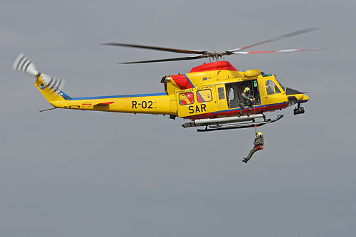 Hélicoptère AB412 de l'Armée de l'Air hollandaise (KLU)