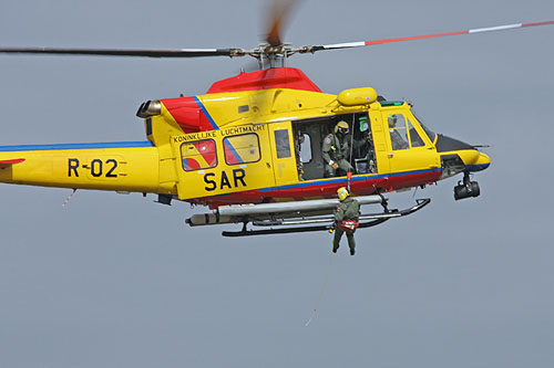 Hélicoptère AB412 de l'Armée de l'Air hollandaise (KLU)