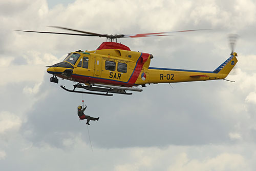 Hélicoptère AB412 de l'Armée de l'Air hollandaise (KLU)