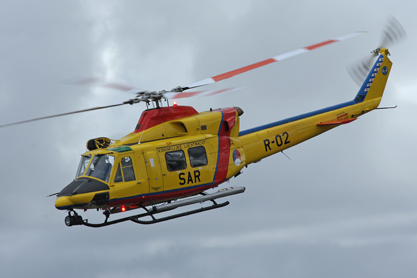 Hélicoptère AB412 de l'Armée de l'Air hollandaise (KLU)