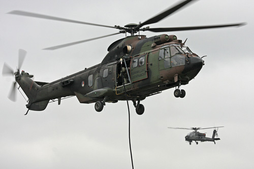 Hélicoptère AS532 Cougar de l'Armée de l'Air hollandaise (KLU)