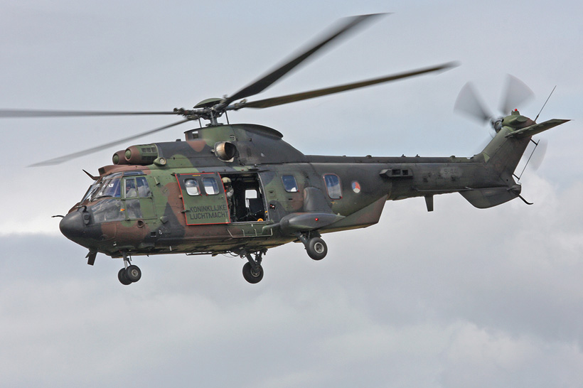 Hélicoptère AS532 Cougar de l'Armée de l'Air hollandaise (KLU)