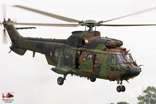 Hélicoptère AS532 Cougar de l'Armée de l'Air hollandaise (KLU)