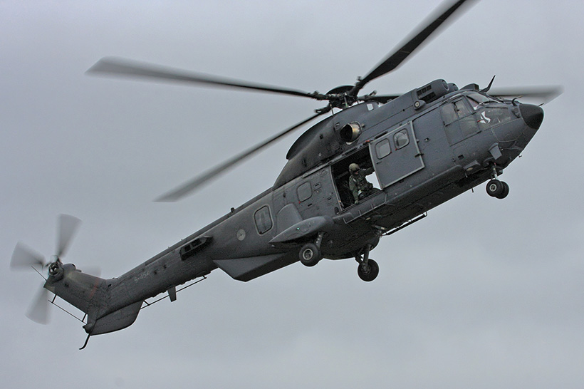 Hélicoptère AS532 Cougar de l'Armée de l'Air hollandaise (KLU)