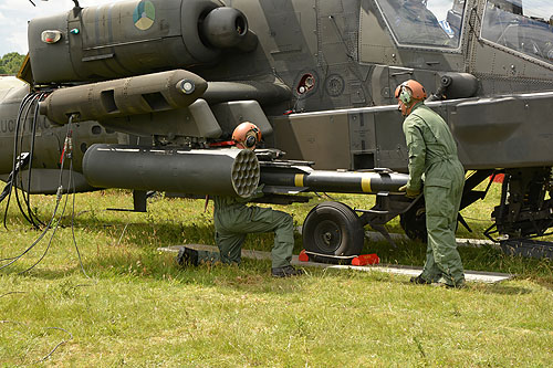 Hélicoptère AH64 Apache de l'armée de l'Air néerlandaise