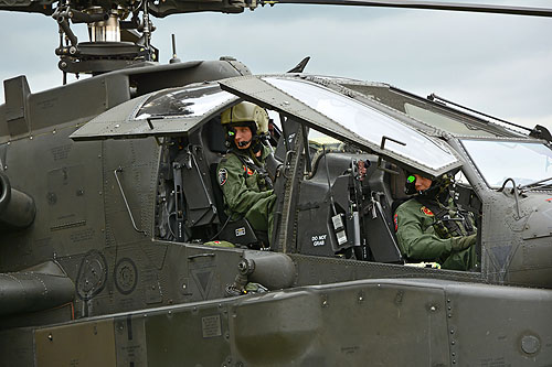 Hélicoptère AH64 Apache de l'armée de l'Air néerlandaise