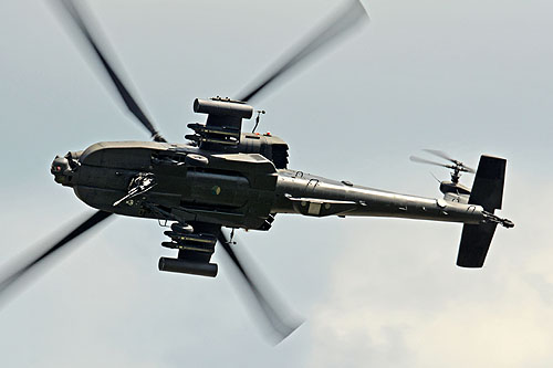 Hélicoptère AH64 Apache de l'armée de l'Air néerlandaise