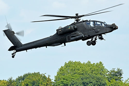 Hélicoptère AH64 Apache de l'armée de l'Air néerlandaise