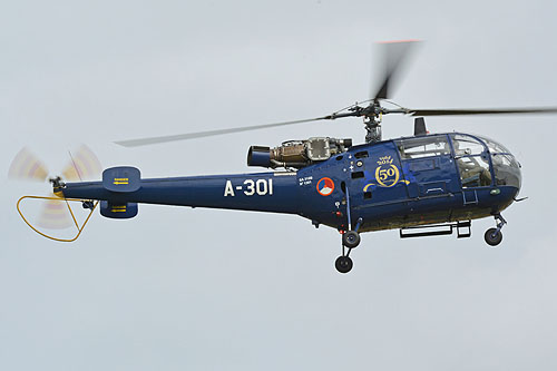 Hélicoptère Alouette III de l'armée de l'Air néerlandaise