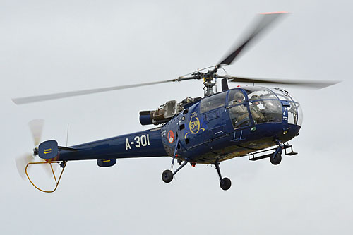 Hélicoptère Alouette III de l'armée de l'Air néerlandaise