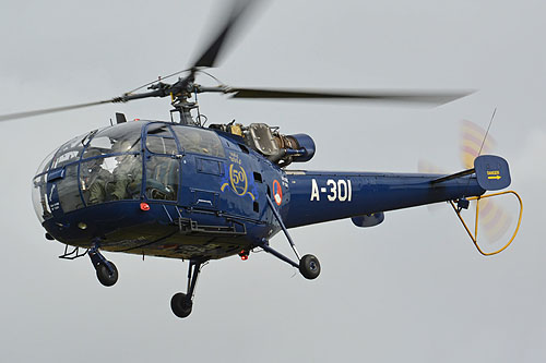 Hélicoptère Alouette III de l'armée de l'Air néerlandaise