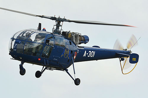 Hélicoptère Alouette III de l'armée de l'Air néerlandaise