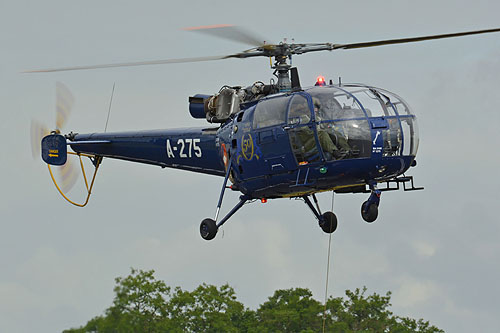 Hélicoptère Alouette III de l'armée de l'Air néerlandaise