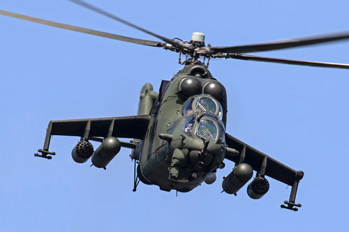 Hélicoptère MI24 Hind Pologne