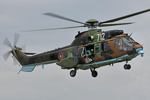 Hélicoptère AS532 Cougar Bulgarie