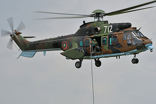 Hélicoptère AS532 Cougar Bulgarie