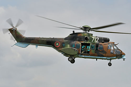 Hélicoptère AS532 Cougar Bulgarie