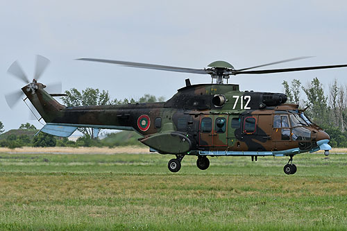 Hélicoptère AS532 Cougar Bulgarie