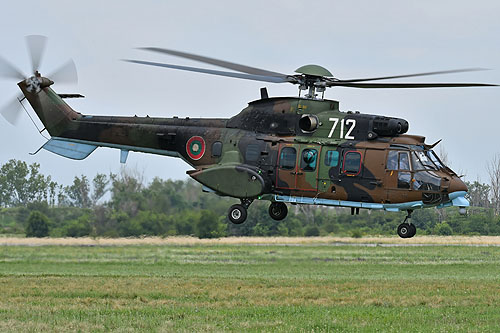 Hélicoptère AS532 Cougar Bulgarie