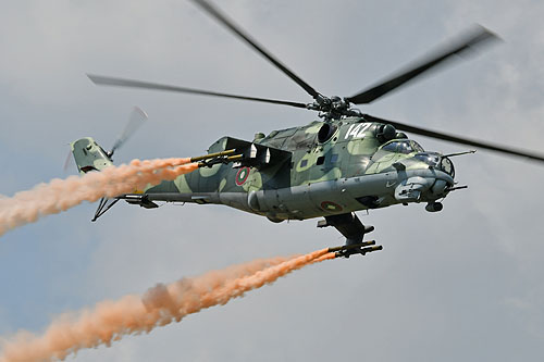 Hélicoptère MI24 Hind Bulgarie