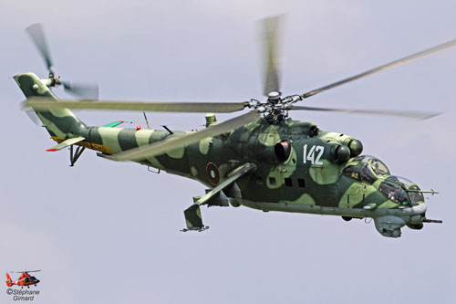 Hélicoptère MI24 Hind Bulgarie