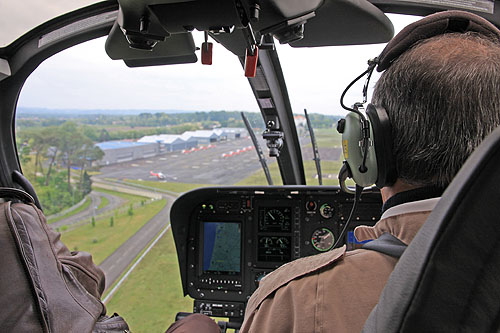 A bord de l'hélicoptère EC120